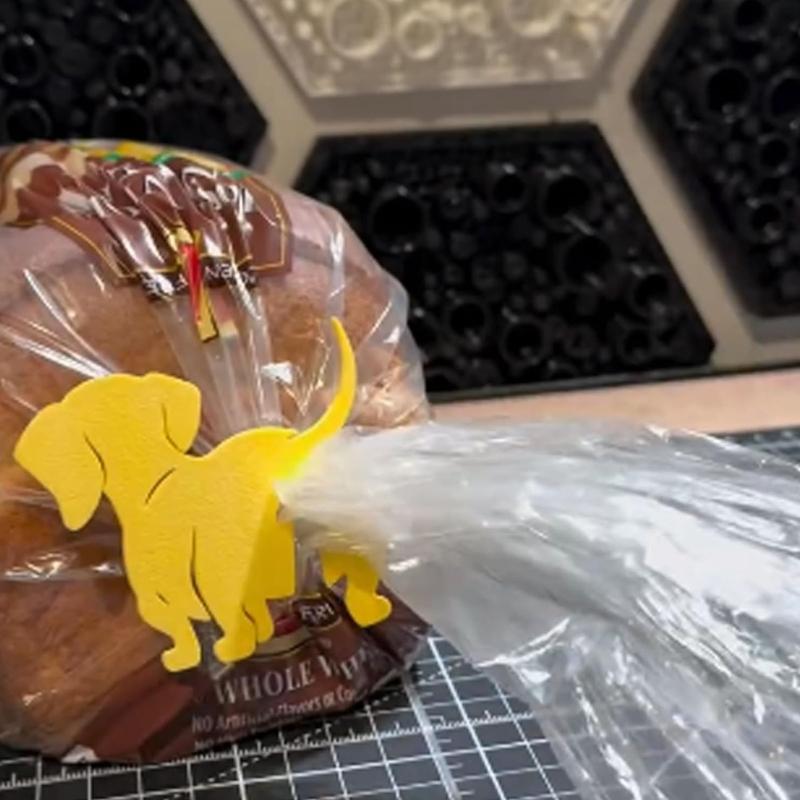 Novelty Animal Bread Clips 3D Printed Cats/Dog Food Bag Sealer Fasteners 3D Printed Plastic Materials For Chip Treats