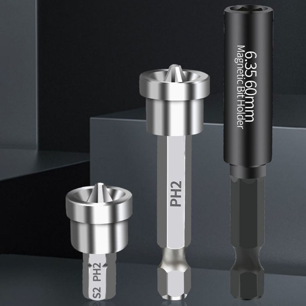 10pcs/set 25/50mm Locating Batch Head Hex Shank Drill Bit Positioning Screwdriver Bits  Gypsum Board