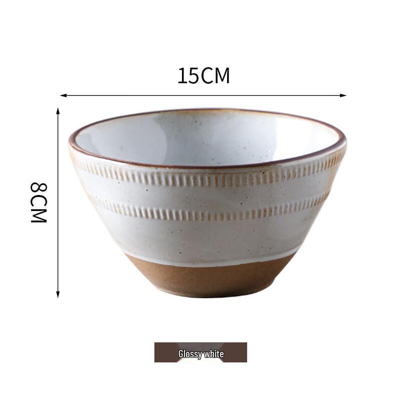

ZISIZ Large Ceramic Noodle & Rice Bowl Set