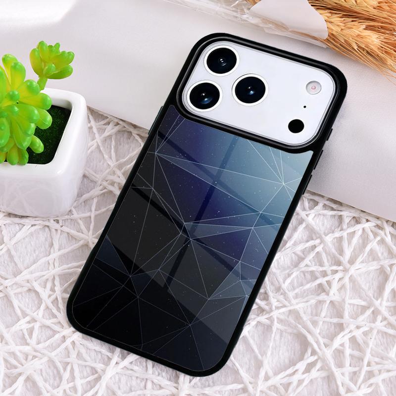 The Light Waves Geometry Abstract Triangle Shockproof Phone Case for iPhone 17 Air 16e 15 11 12 14 13 Pro Max Cover Coque