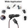 Cigarette Lighter Switch Cigarette Lighter Adapter Plug, -24V Male Female Cable with 15A Fuse,