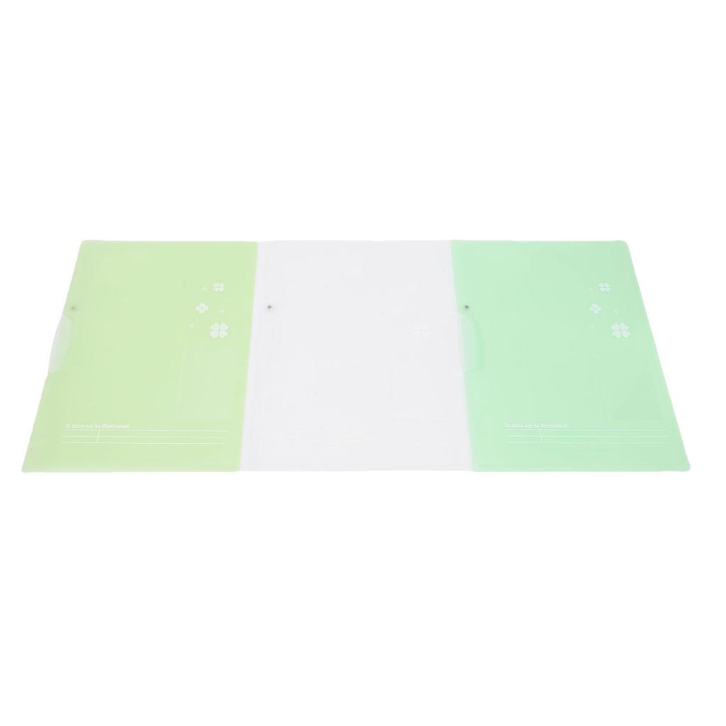3 Pcs Report Cover with Clip 40 Sheet Capacity Clear Thickened PP File Folder for A4 and Letter Size Paper