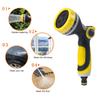 1 Set Garden Hose Nozzle 10 Patterns Watering Professional Eco-friendly Window Car Washing Sprayer Nozzle Home Use