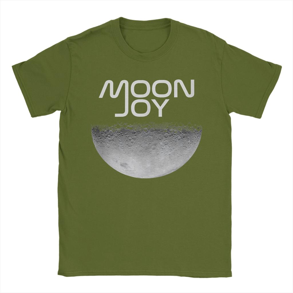 Vintage Moon Joy Space Lover Artemis TShirts Unisex Crew Neck Cotton T Shirts Short Sleeve Tees Gift Tops