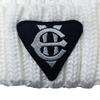 EIGHTVOLUME Ev T-Patch Ribbed Beanie (White)