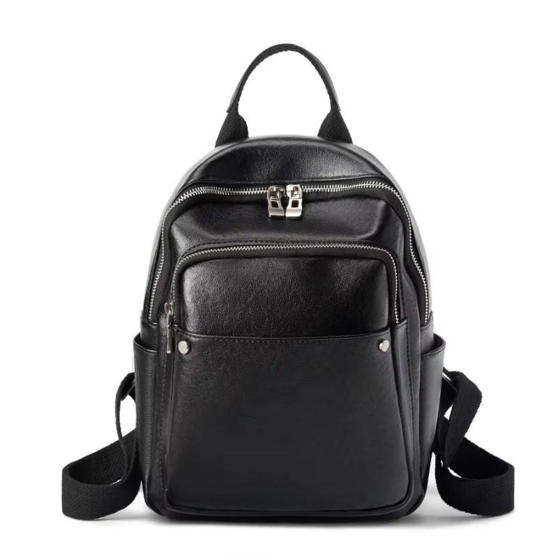 

2026 New Daily Genuine Leather Backpack Woman Fashi Ladies Travel Shoulder Bag Small Oilwax Cow Leather Bagpack