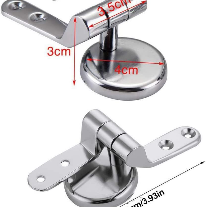 1/4 zestaw Stop Cynku Zawiasy Siedziska Toaletowego Zestaw Zamienny Złącza Pokrywy Okucia Uniwersalne Akcesoria Toaletowe Części Zamienne