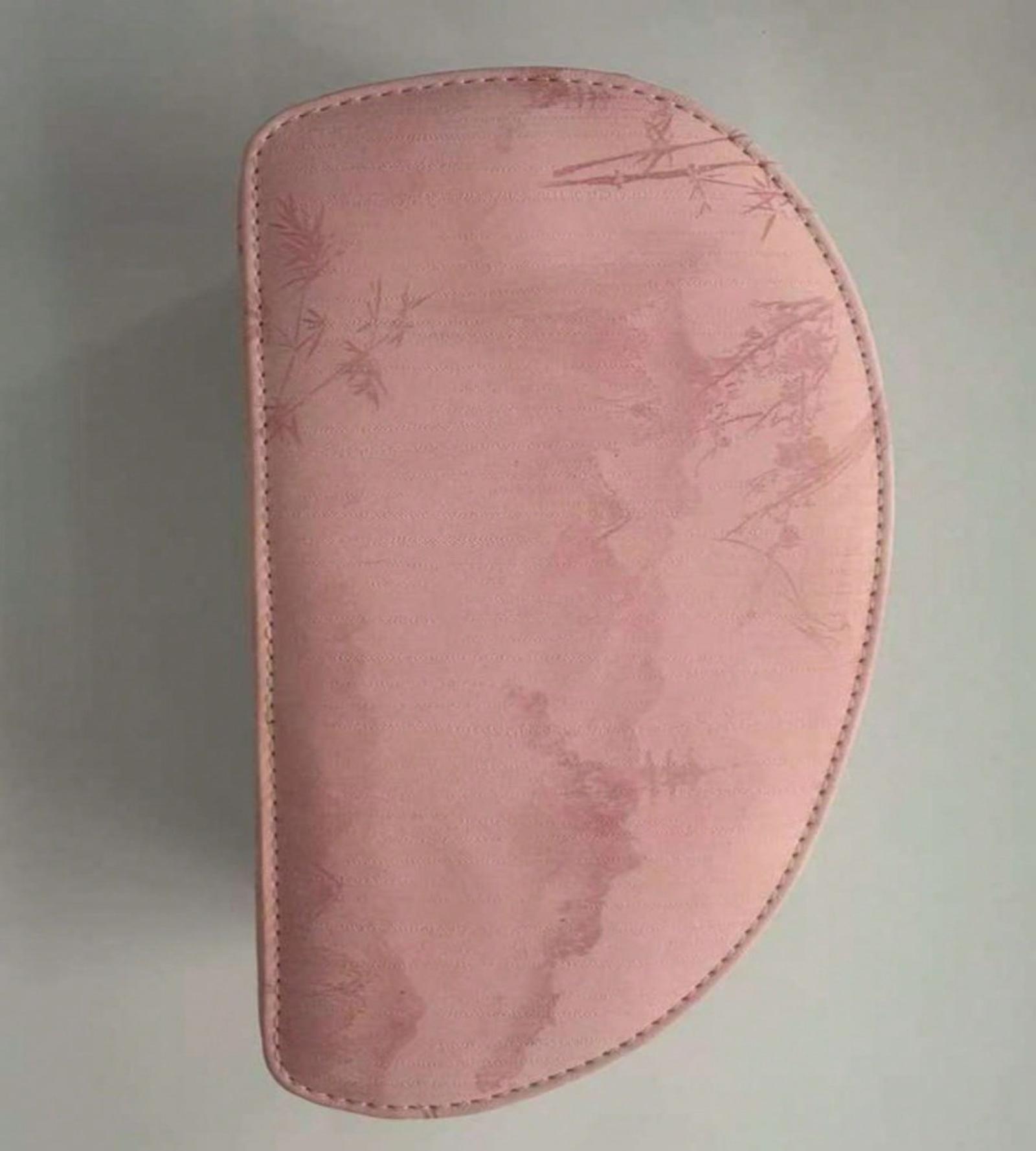 

Органайзер для стола из ПУ кожи, коробка для хранения пультов дистанционного управления, многофункциональная коробка для хранения, органайзер для кистей для макияжа One Size розовый