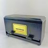 Portable Plastic Press Straw Box Adjustable Outlet Black Push Straws Dispenser Pressing Type Storage Box Restaurant Coffee Shop