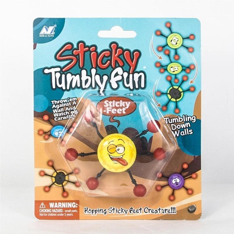 Wall-Climbing Toy Stress Reliever Sticky Somersault Kids Boys Girls Creative Wall-Climber Sticky Wall Climber, Suitable f Teacher s Day,