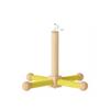 Chew-Proof Construction Wood Bird Training Stand Parrot Play Rack  Small Medium Animals