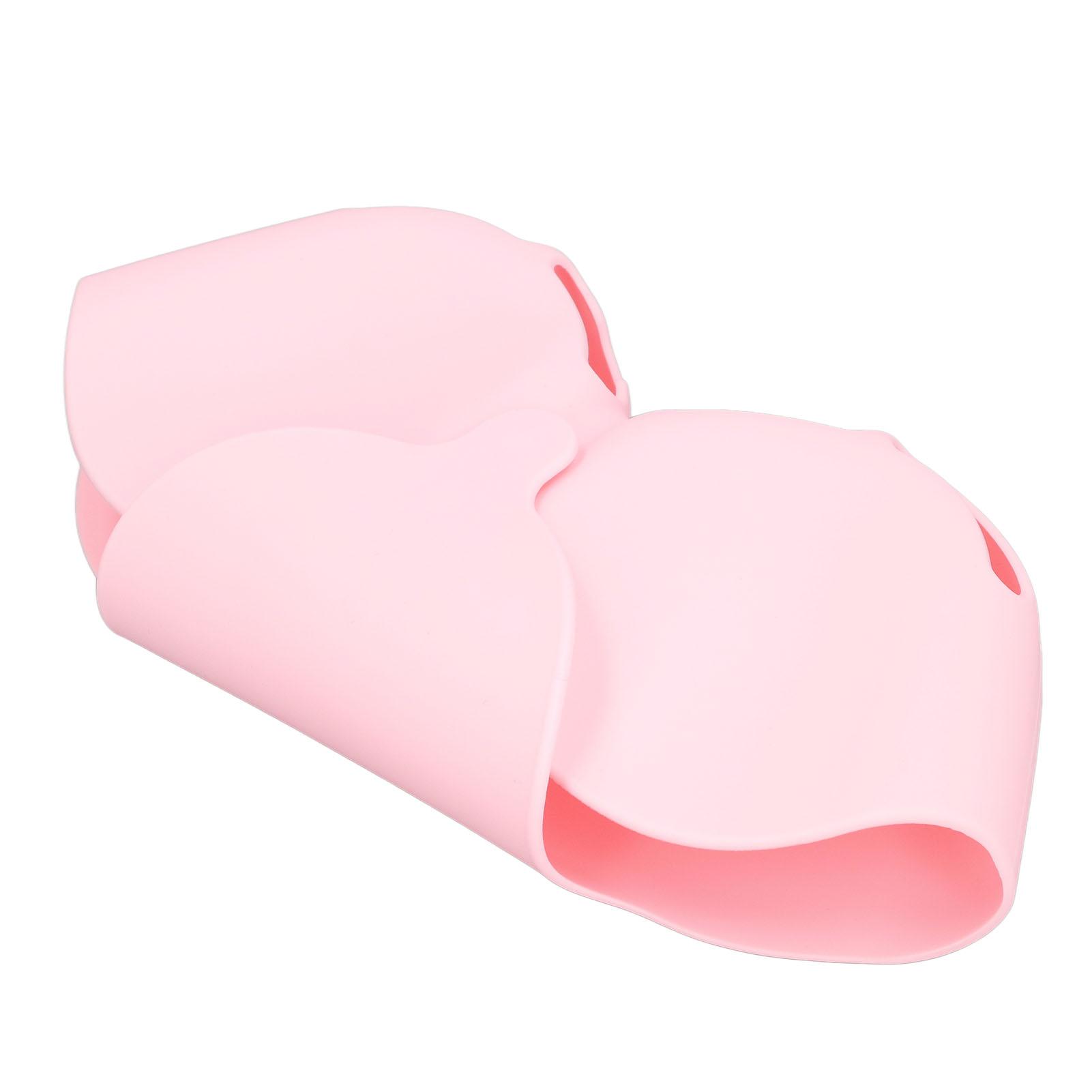 

Headphone Protective Case Scratch Resistant Dustproof Silicone Headset Carry Case Cover for IOS Over Ear Headphone рожевий