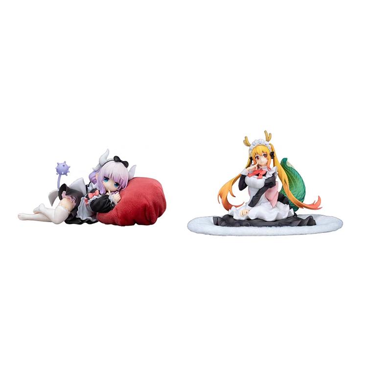 

New POP MART Kanna Kamui Miss Kobayashi s Dragon Maid Characters Drago Maid Collection Thor Combination Scale Figures 18cm PPMT-2310-0095 Set of 2
