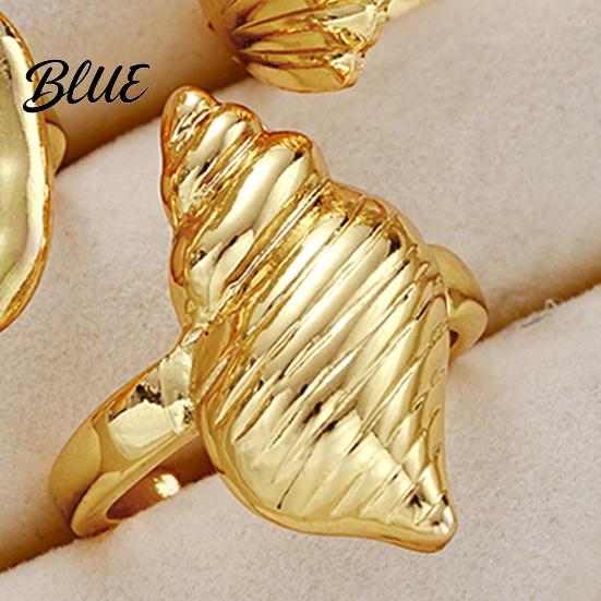 Shell Ring 5Pcs Ocean Beach Men Women Starfish Sea