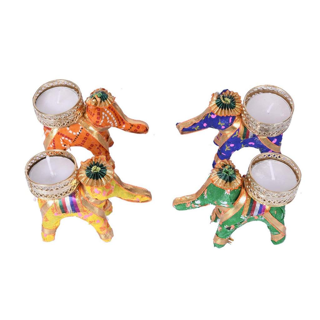 Tealight Candle Holder for Home Decoration Elephant Candle Holder Candles Tea Light Holder for Home Decor Diwali Decoration Items