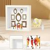 DIY Mini Museum Silhouette Box of US for Wedding Anniversary Gift