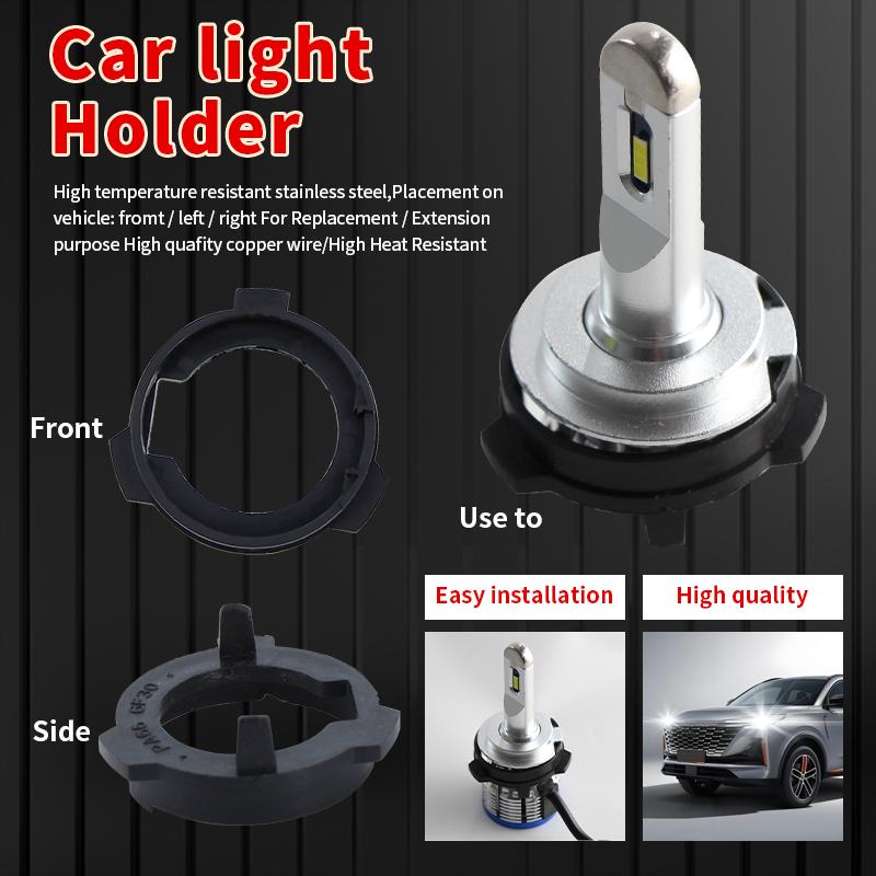 10PCS H7 Socket Holder Adapter Base For VW Polo MKS HyundaiI STAREX VAN MG LEI TENG SI H7 Bulb Headlight Base Car Accessories