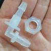 10Pcs M6-G1/2 To 2.4-11.1mm Pagoda Elbow Connector  for Aquarium Fish Tank Fittings