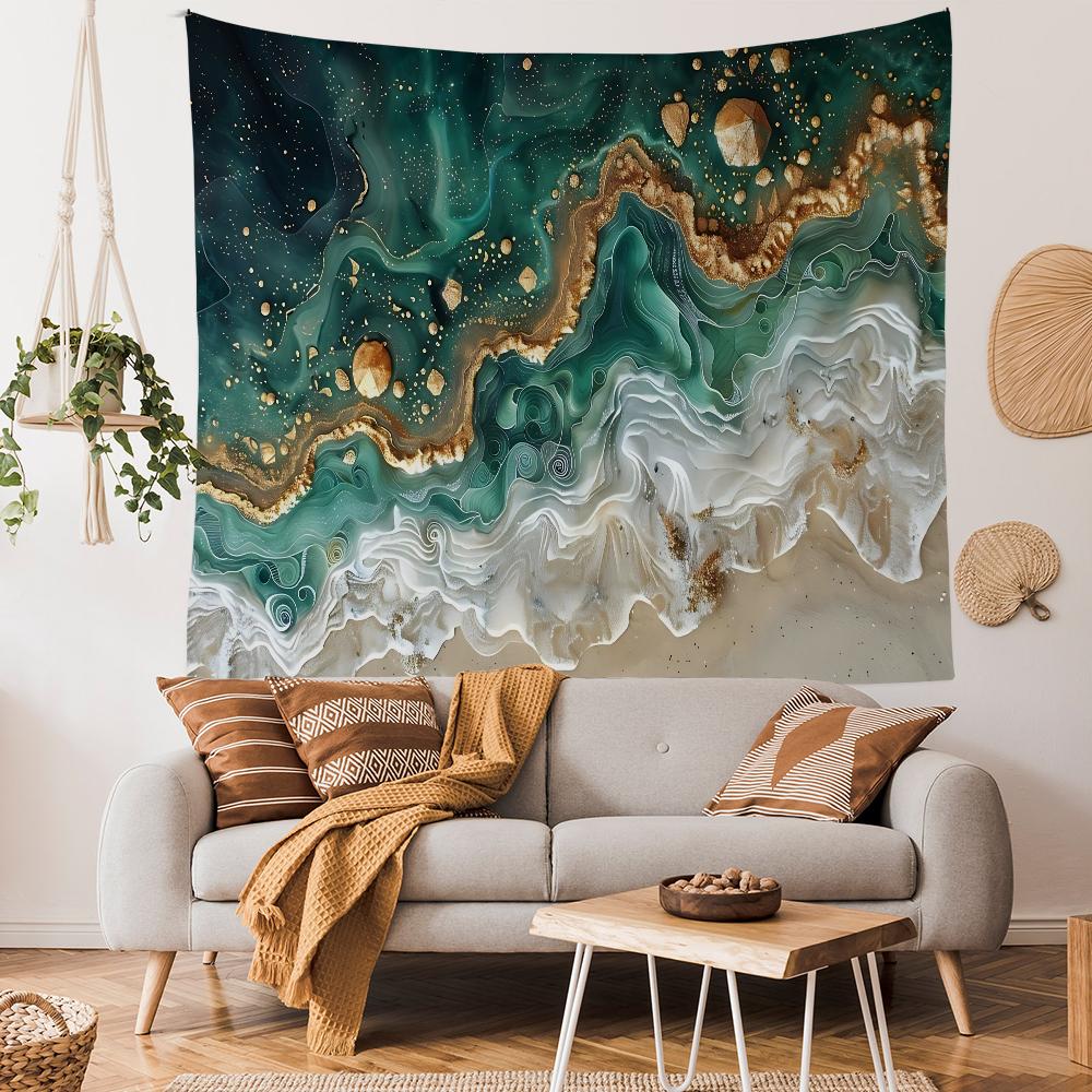 INS Wind Gold Marble Fluid Pattern Tapestry Art Printing Cheap Hippie Wall Hanging Bohemian Wall TapestriesArt Home Decor