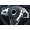 Horn Ring Cover Panel 2016-21 Fit For BMW X1 F48 Car Steering Wheel Matte Silver