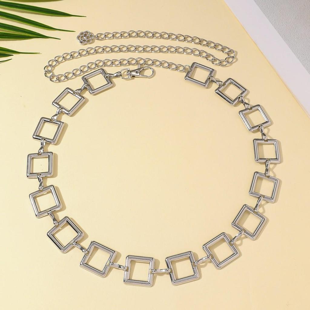 Bohemian Retro Metal Waist Chain for Women - Ethnic Style Body Jewelry