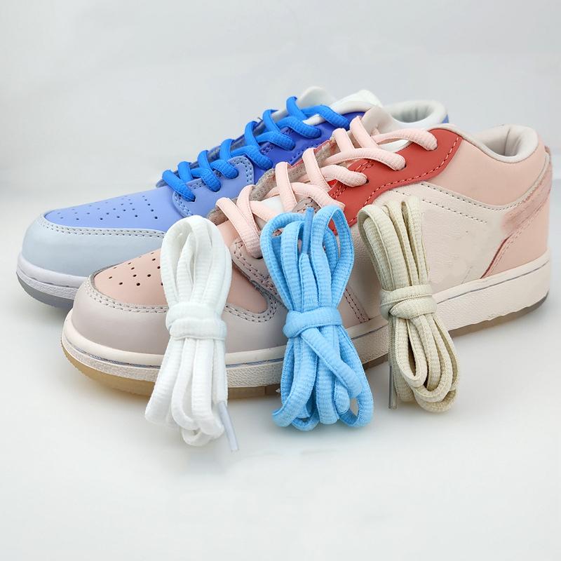 NEW Strings Oval Shoe Laces 20 Colors of High-Quality Semi-Circular Shoelaces for Sneakers and Basketball Shoes 1Pair