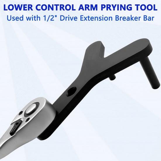 Unealtă de îndepărtare braț inferior suspensie economisire efort pentru acționare 1/2 inch cheie de demontare bară de pârghie cap adaptor kit universal unealtă pârghie pivot sferic auto