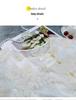 Women's Summer Asymmetrical Jacquard Cardigan with Frog Button and Crochet Design