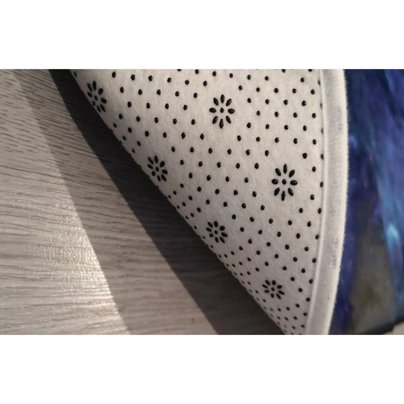 Egyptian Cat Pyramid Scene Round Area Rug Under Office Chairs Bedroom Living Room Home Decor