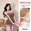 Fun plush underwear halter maid bear sexy lace bow hip skirt