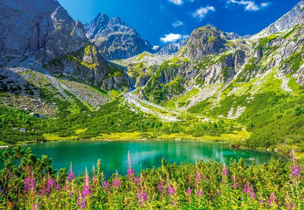 1000 Piece Puzzle Zelene Pleso. Tatra Mountains. Slovakia