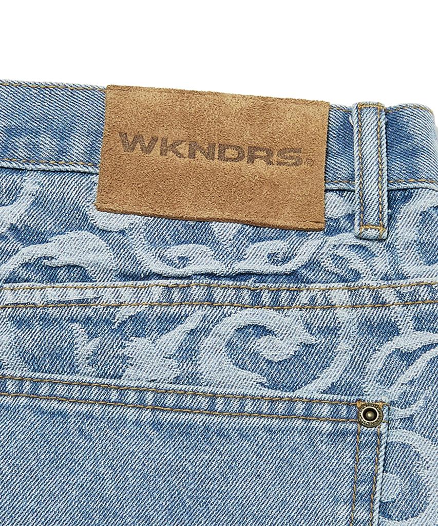 WKNDRS Art Nouveau Denim Shorts (L.Denim)