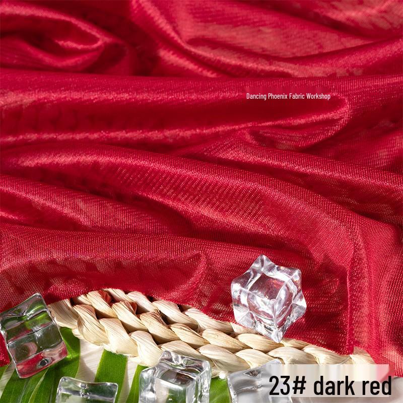 40D Warp-Knitted High-Elasticity Luster Chiffon Lining - Silky, Breathable Fabric for Dresses