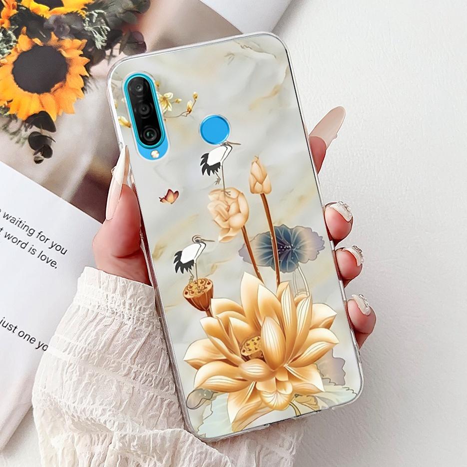 For Huawei P30 Lite Case Cool Dragon Pattern Cover Clear Silicone Soft Slim Phone Case For Huawei P30 Pro P 30 Lite P30Lite Bags