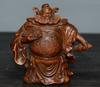 Chinese Natural Boxwood Carved Exquisite Figures Statue Wooden Figurines Art