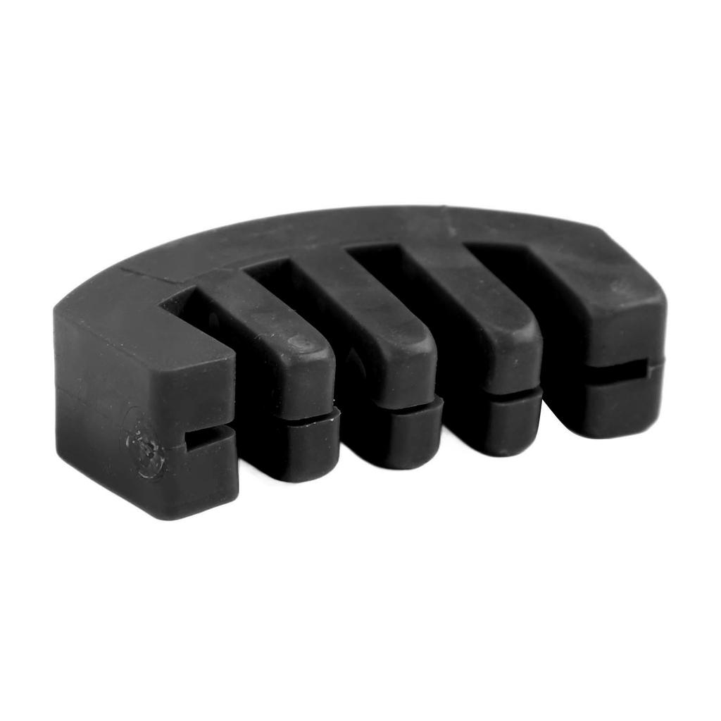 Violin Practice Mute Volume Reduction Rubber Violin Practice Mute for Beginner Music Lovers Black