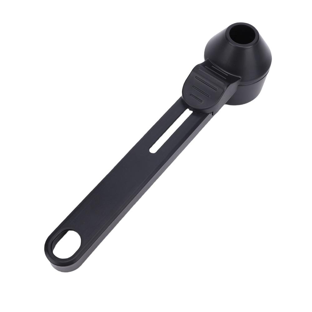 2PCS Set Spill-Free Coffee Measuring Spoons Black Color Scoop Funnel Coffee Scoop Funnels  Coffee