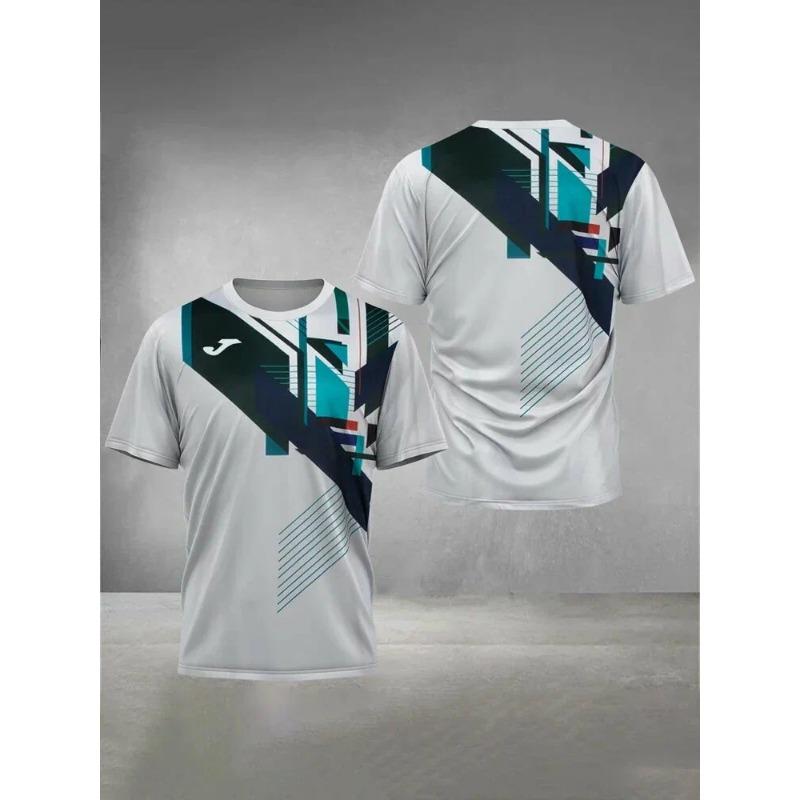Summer Fashion Personalized Creative Pattern 3D Printed Men's Round Neck Casual Sports Comfortable Loose T-shirt