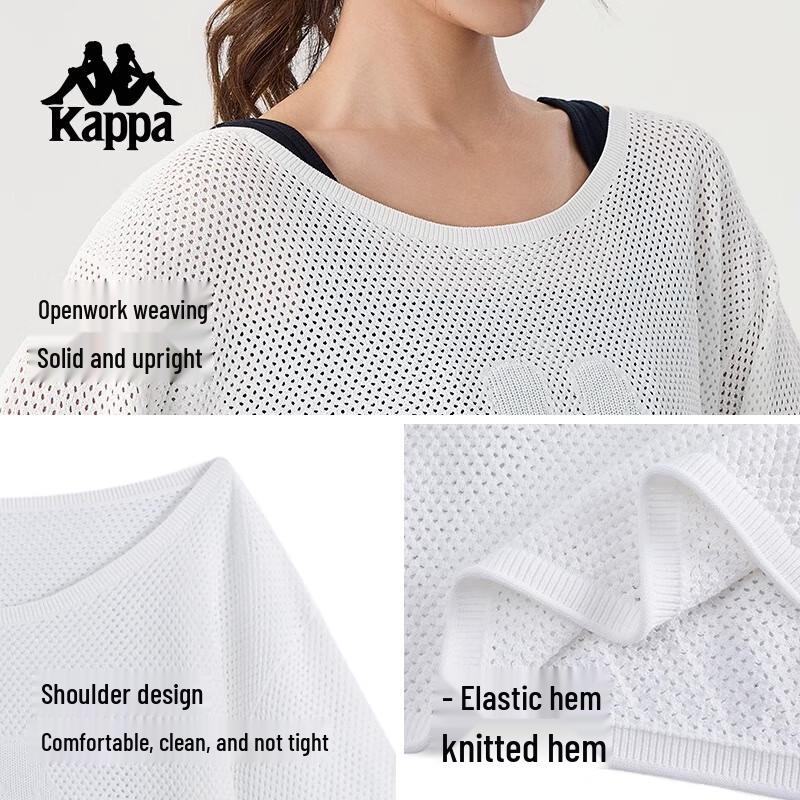 Kappa Women s Casual Knit Pullover Sweatshirt KPDJBLT96 S