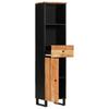 Bathroom Cabinet 38x33x160 Cm Solid Acacia Wood