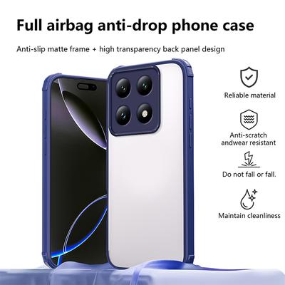 For Xiaomi 15T Luxury Transparent Shockproof Armor Case For Xiaomi 11T 12T 14T Mi 15T Pro Clear Bumper Hard Cover 14T Pro Cases