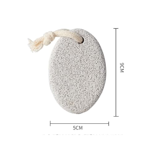 Bookwarm Natural Pumice Stone for Foot Care, Exfoliating, Bath Stone, Massage, Improves Blood Circulation, Washable, Reusable, Unisex (Stone Gray)