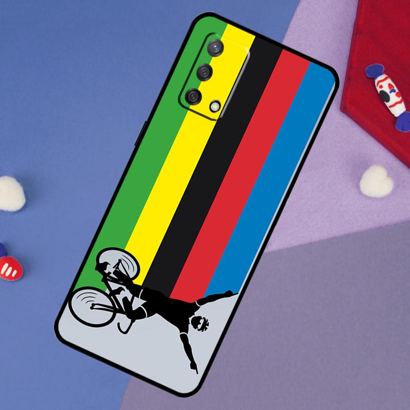 Cycling Bike Case For Oppo A60 A80 A40 A6 A5 Pro A15 A16 A17 A57 A94 A74 A54 A76 A96 A18 A38 A58 A78 A98