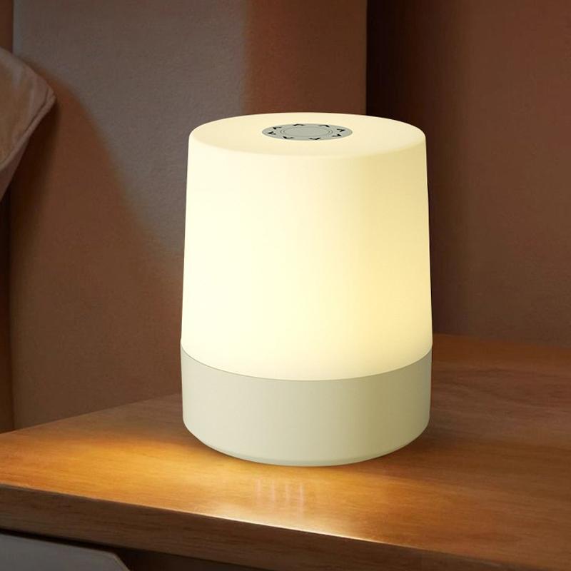3 Farge Berøring Nattlampe USB-lading Nattlys Nattstemningslys Soverom Nattbordslampe Hjemmedekorasjon Barn Nattlampe