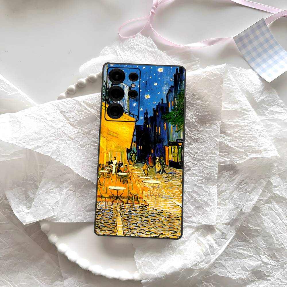 Van Gogh Oil Painting Phone Case For Samsung S 24 Fe 25 Ultra Plus 20 Lite 21 30 22 23 24 22 Ultra 5G Fundas