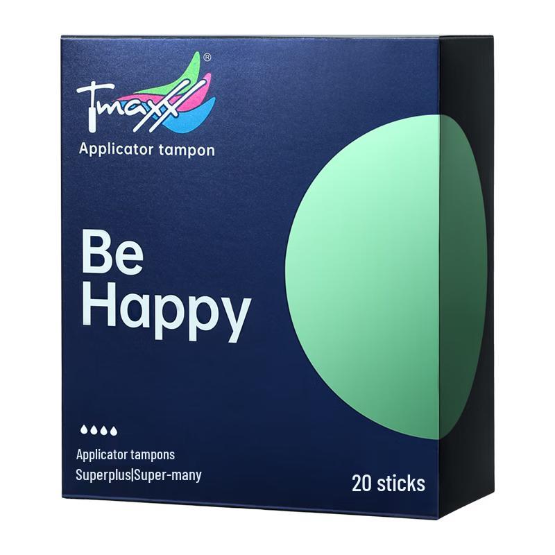 Tmaxx Long Applicator Tampons, 20 Count