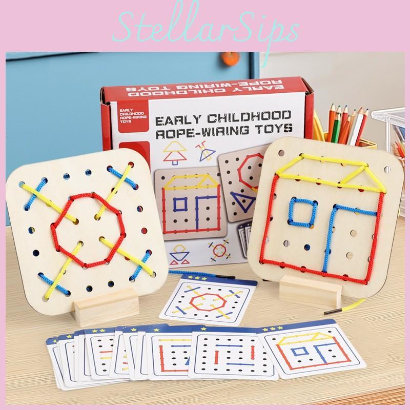 Wooden Wiring Board Toys Toy For Early Childhood Development And Handeye Coordination