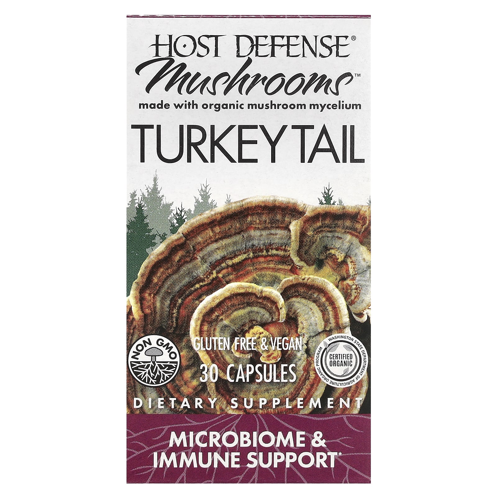 

Mushroom, Cloud Mushroom, 30 capsules (0.5 g per capsule)