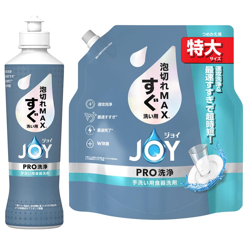 

Средство для мытья посуды Joy PRO для немедленной мойки, основной блок, 290 мл, сменный блок, очень большой, 650 мл [набор продуктов] +