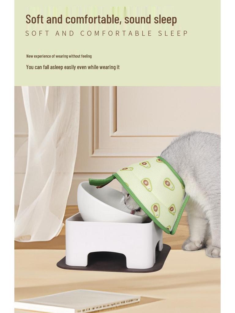 Breathable Mesh Pet Elizabeth Collar - Soft Anti-Lick/Bite Grooming Headgear for Cats & Dogs